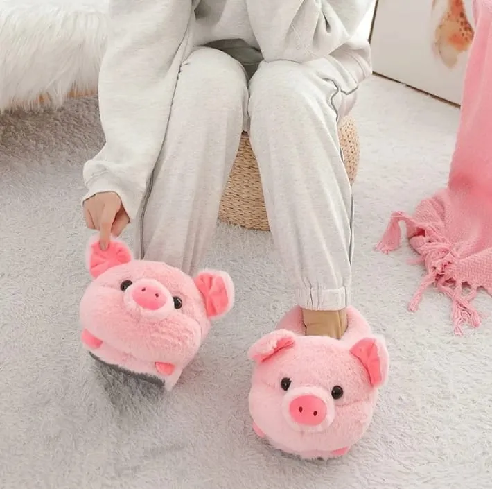 Unisex Plush Indoor Slippers