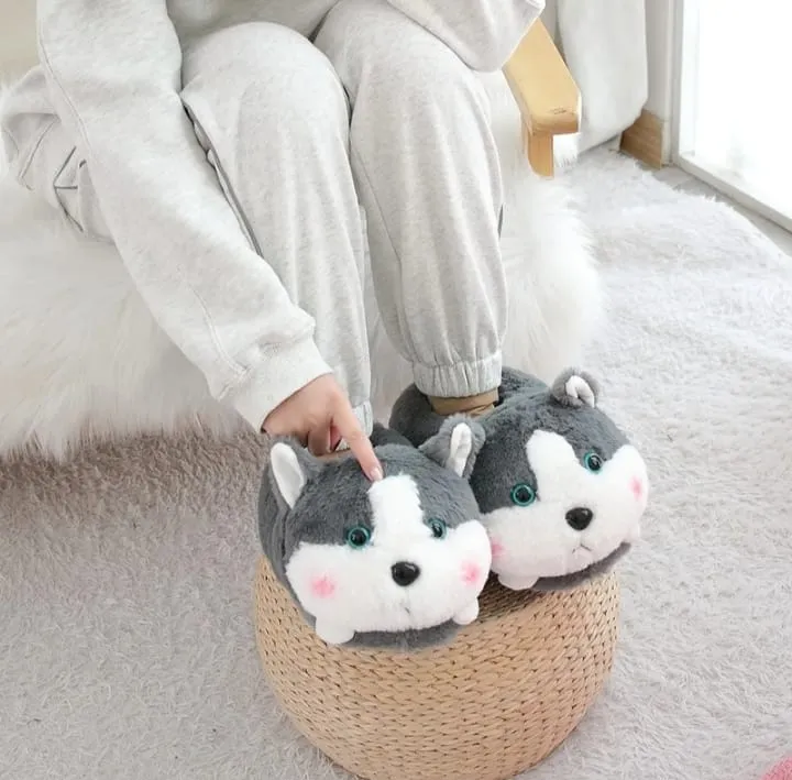Unisex Plush Indoor Slippers