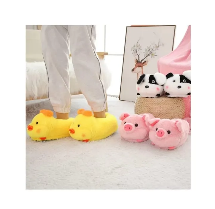 Unisex Plush Indoor Slippers