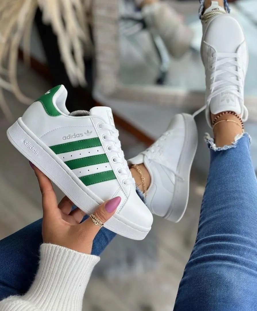 Adidas-inspired casual sneakers